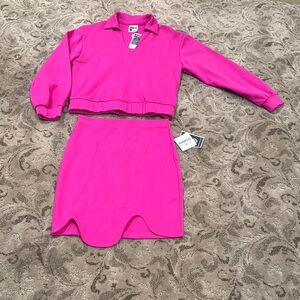 Target Fuchsia Collared Top